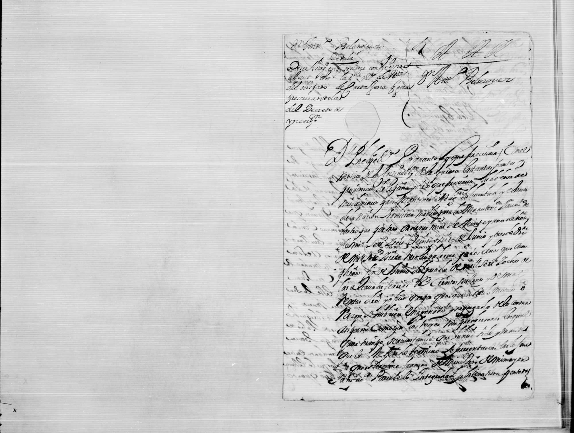 Confirmación a don Antonio Velázquez de la merced de la Escribanía Mayor de rentas del obispado de Cartagena.